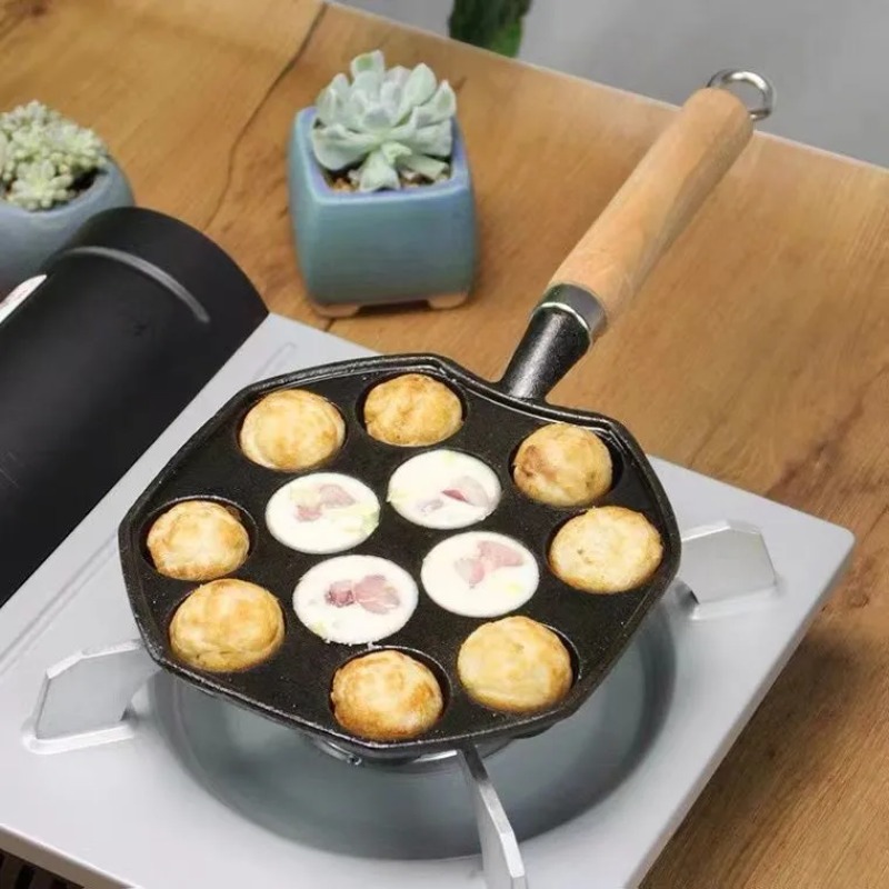 Cast Iron Corn - Bakken Takoyaki Pan 14 Gaten Gift