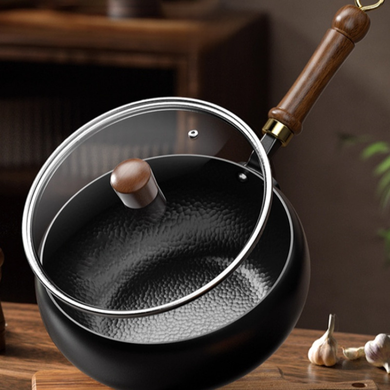 Cast Iron Corn - Kookplaat-veilige gietijzeren pot zonder coating, buikontwerp