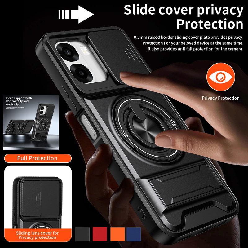 Taco Stand Holder - Armor Telefoon Case Voor Oppo A6x