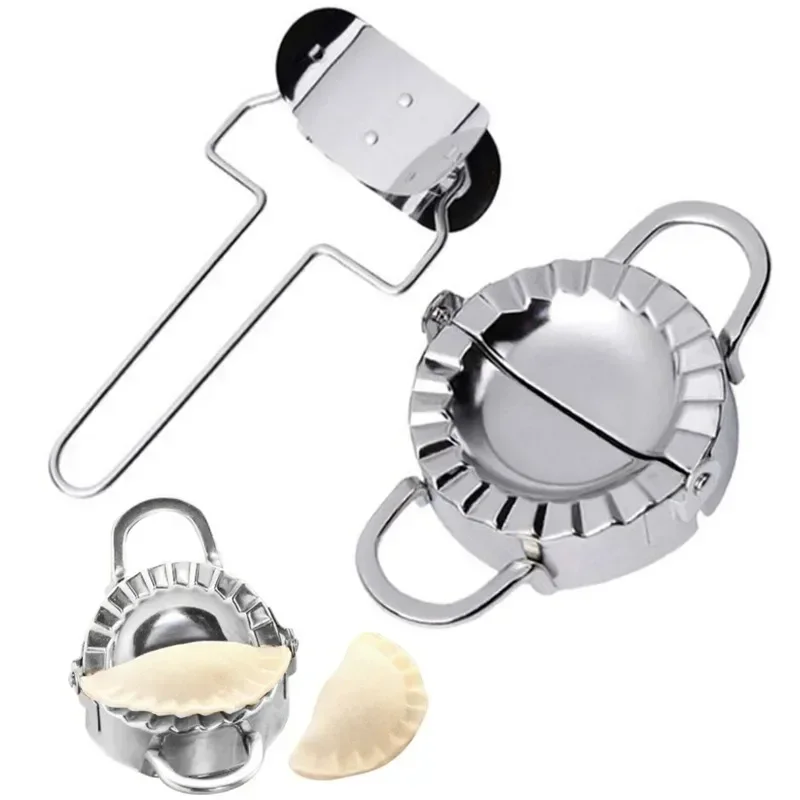 Dumpling Press Set - Dumpling Wrapper Deeg Stamp Cutter Gebak
