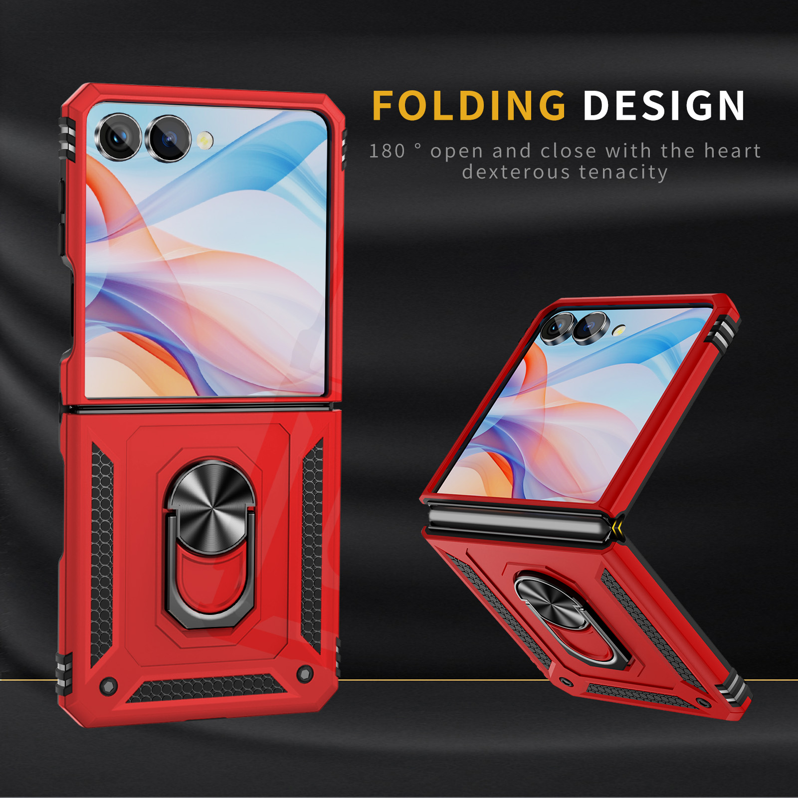 Taco Stand Holder - Militaire kwaliteit schokbestendig telefoonhoesje voor Samsung