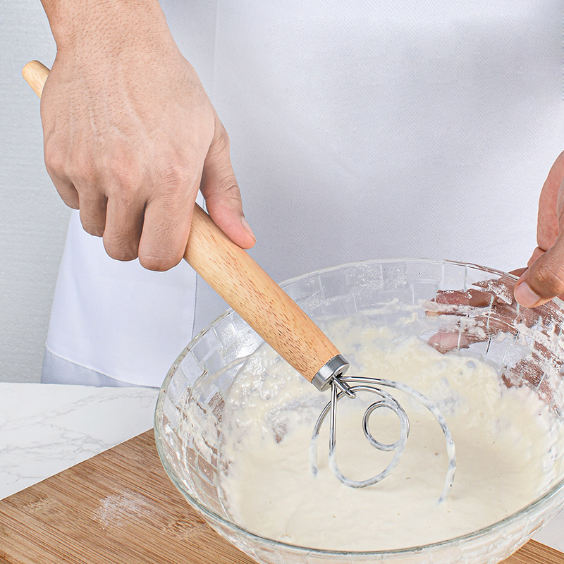 Danish Pancake Pan - 13 Inch Eiken Handvat Melk Bakken