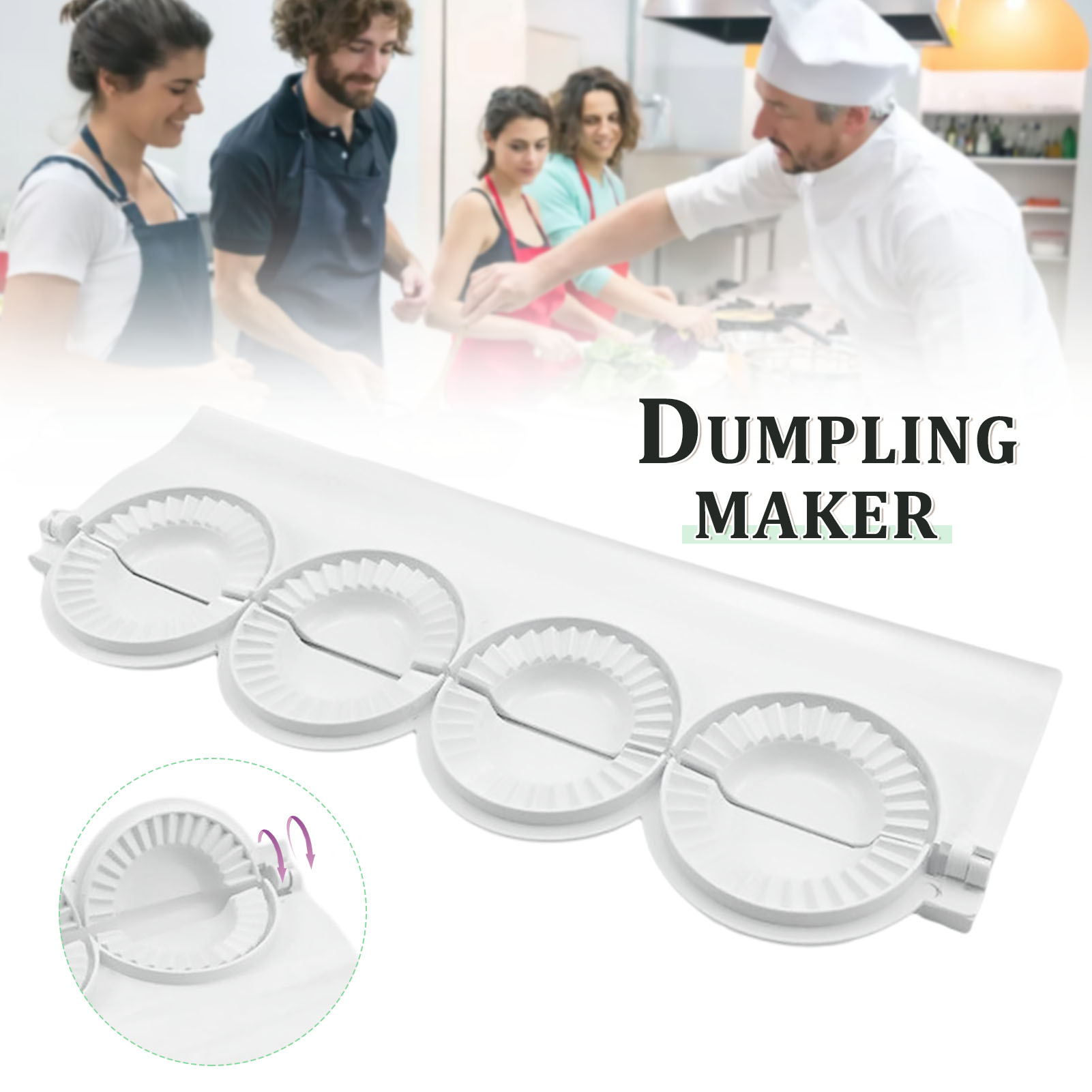 Dumpling Press Set - Grote Diy Knoedel Schimmel Deeg Druk