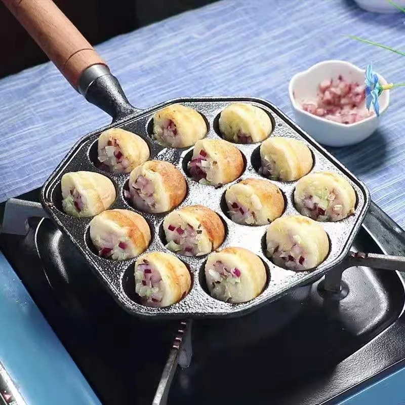 Bakken Takoyaki Pan 14 Gaten G - Cast Iron Corn recensie en prijs
