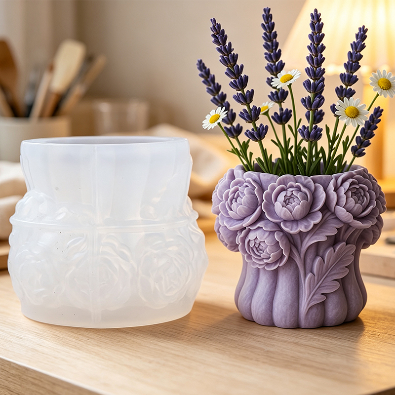 3D Rose Bloemenvaas Siliconen  - Potsticker Mold recensie en prijs