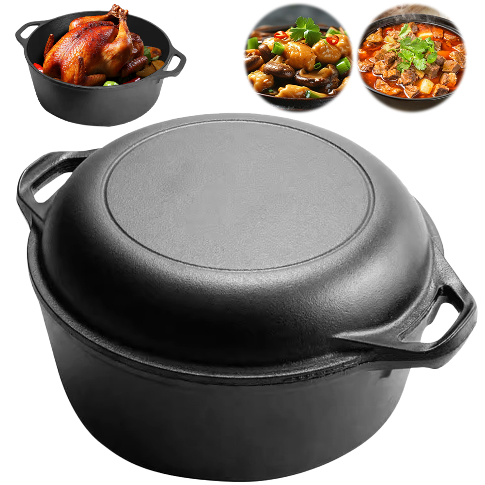 2-in-1 gietijzeren Dutch Oven  - Cast Iron Corn recensie en prijs