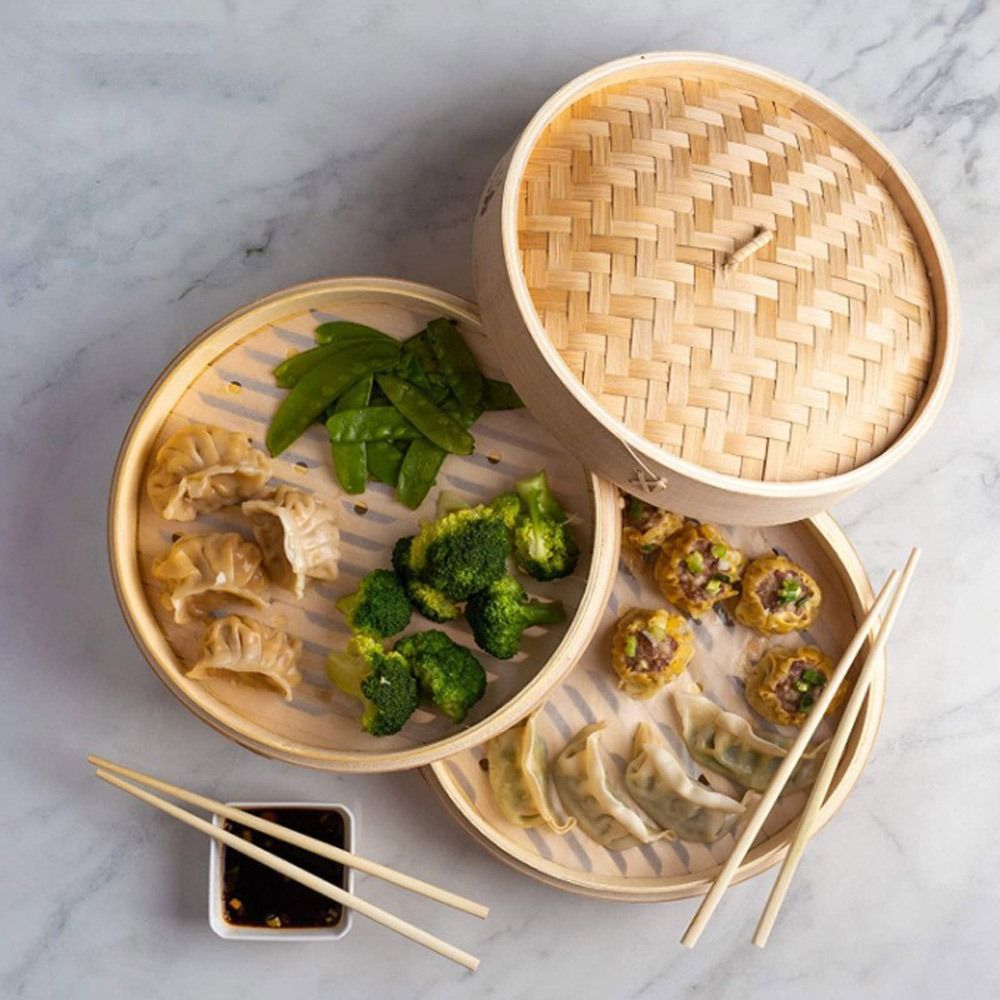 Bamboe Stoomboot Mand Met Deks - Bao Steamer Bamboo recensie en prijs
