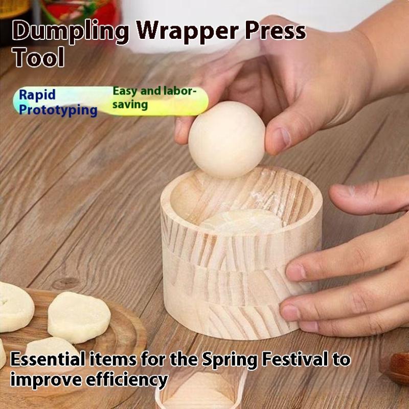 1 set houten knoedelmaker - ha - Dumpling Press Set recensie en prijs