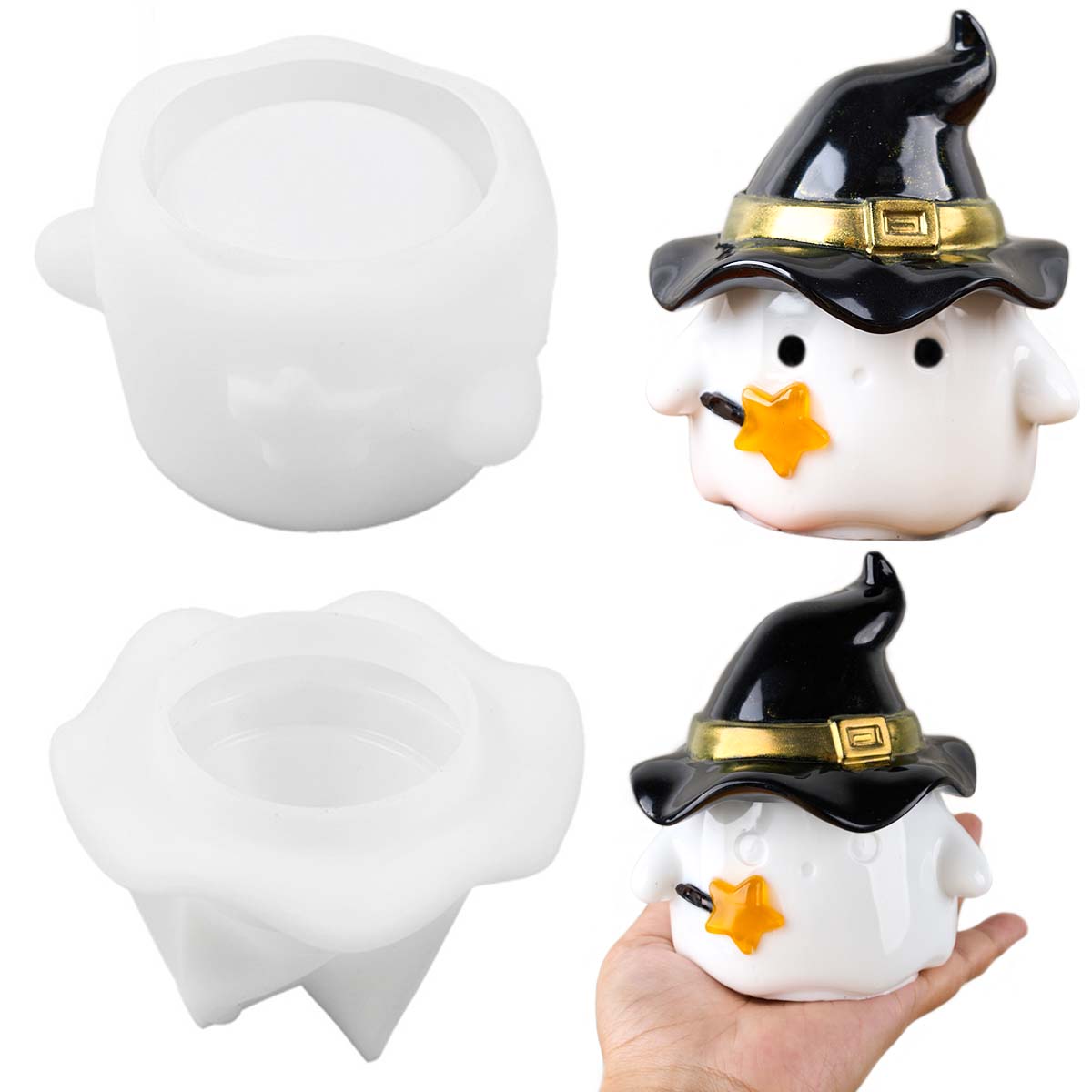 Hoed Ghost Kaars Pot Siliconen - Potsticker Mold recensie en prijs