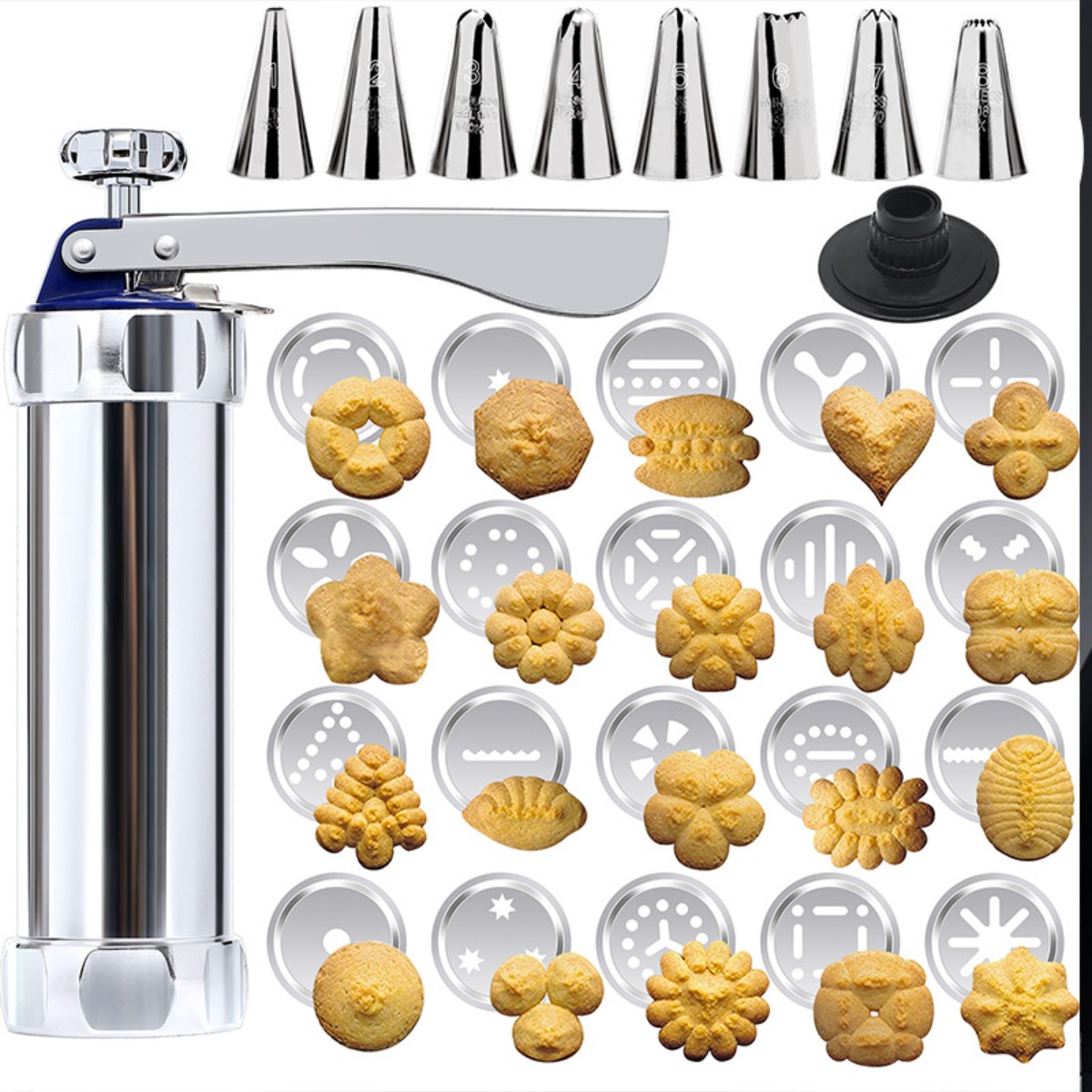 Koekjespersset van roestvrij s - Churros Maker Gun recensie en prijs
