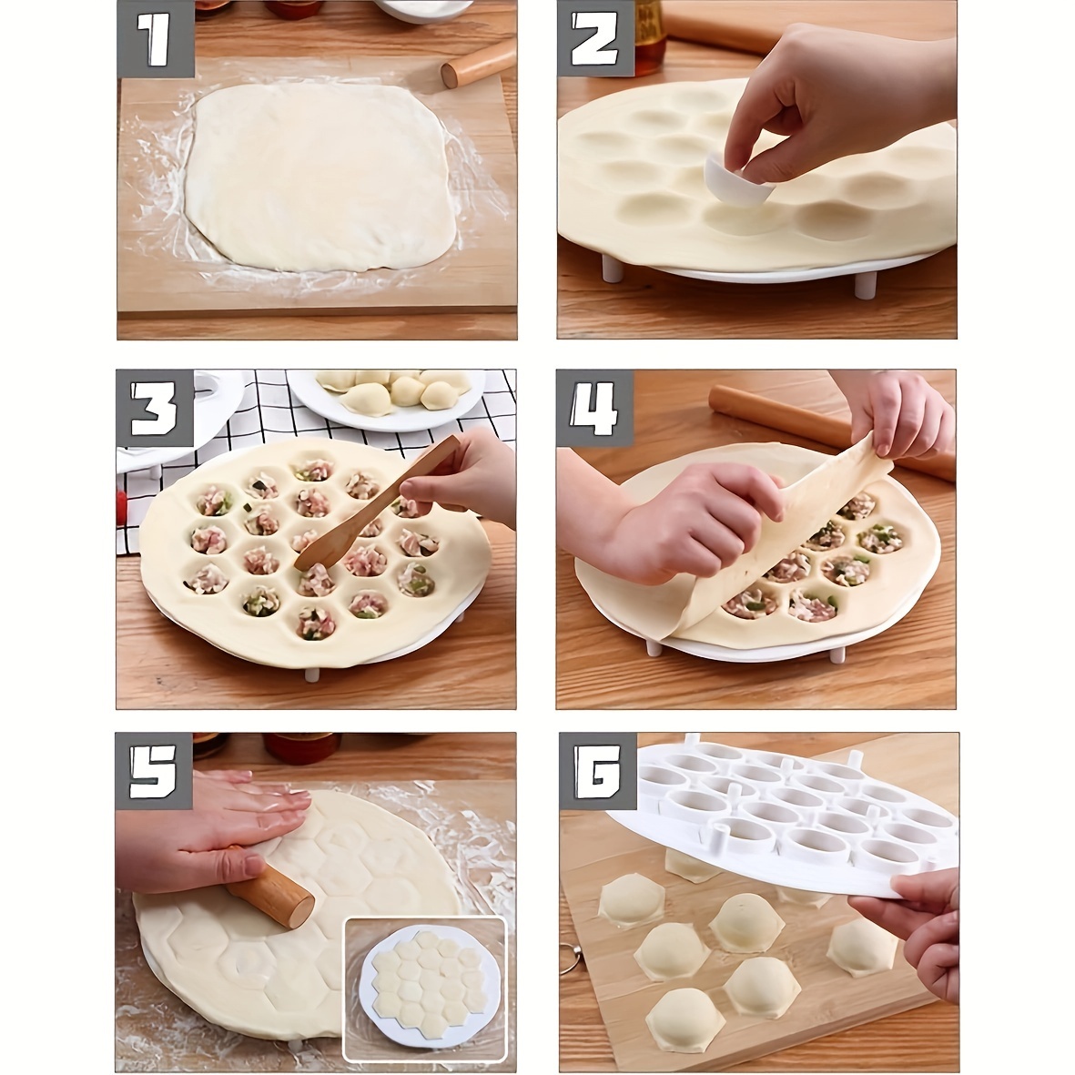 1Pc-Eenvoudige Chinese Dumplin - Dumpling Press Set recensie en prijs