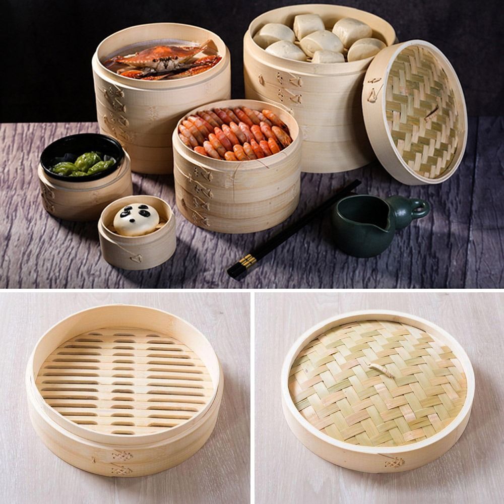 Chinese stoommand van bamboe m - Bao Steamer Bamboo recensie en prijs