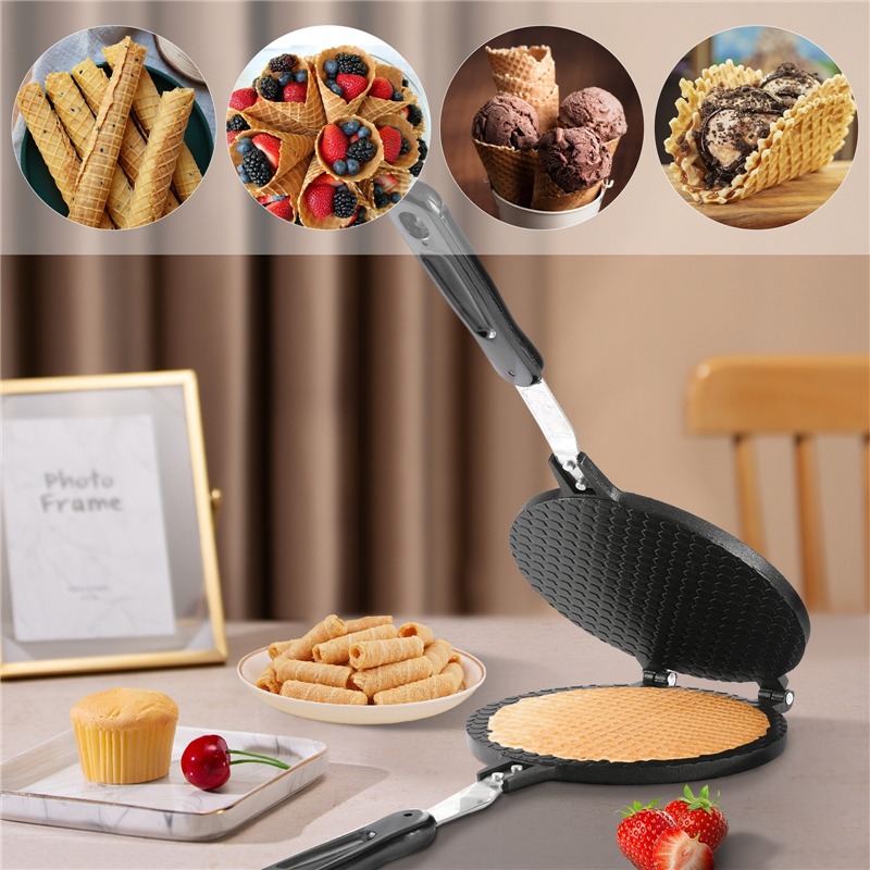 22 Cm Non-stick Loempia Wafeli - Waffle Cone Maker recensie en prijs