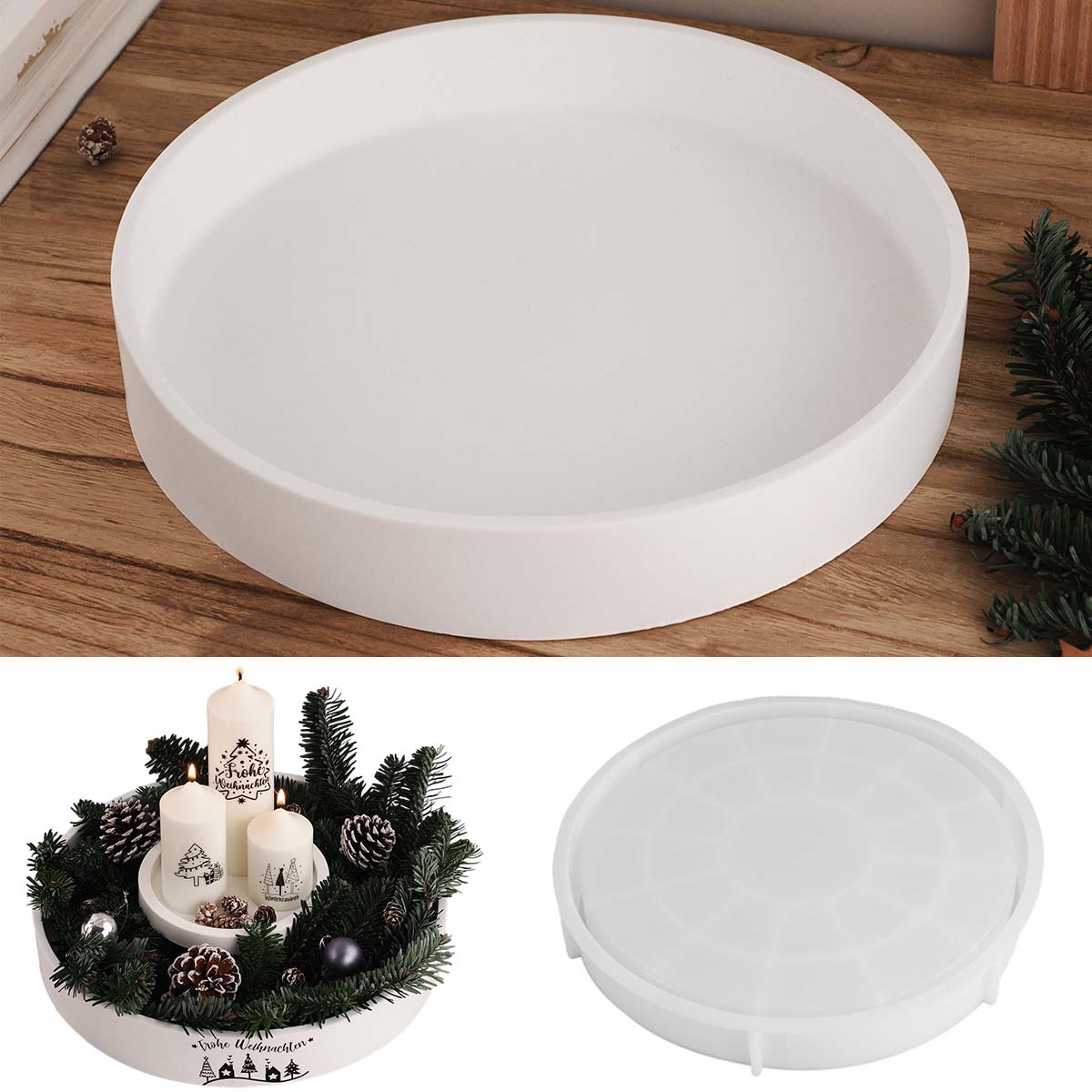 Beton Ronde Kaars Kom Vessel S - Potsticker Mold recensie en prijs