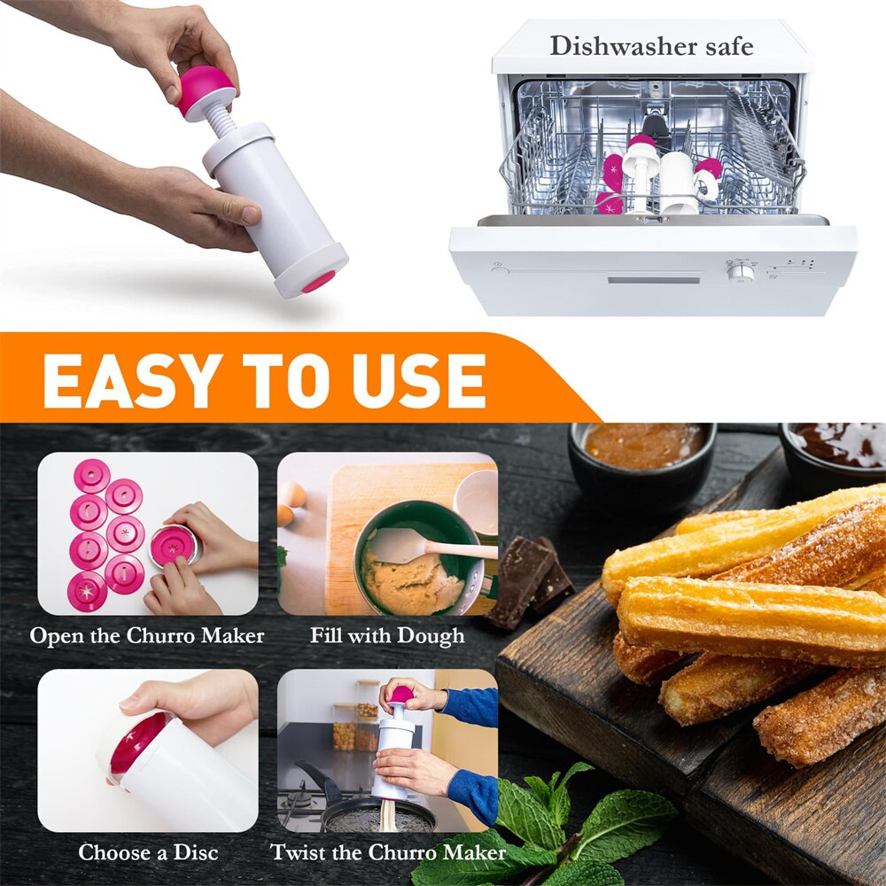 Plastic Churro Maker Kit Draag - Churros Maker Gun recensie en prijs